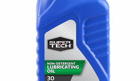 Sae 30 Non Detergent Oil Super Tech SAE W Lubricating , 1 Quart