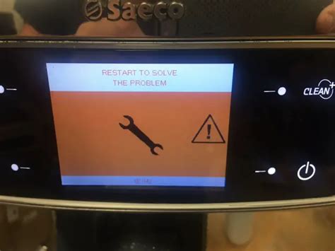 Saeco Coffee Machine Error