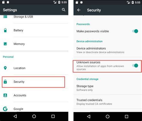 Androidの設定画面で不明な提供元のアプリを管理する方法