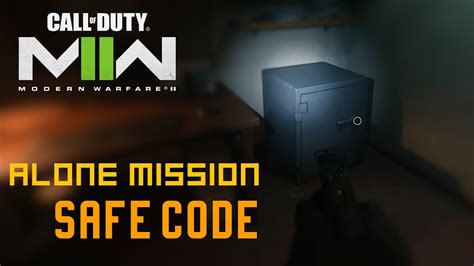 Safe Code In Mw2 Mission Alone