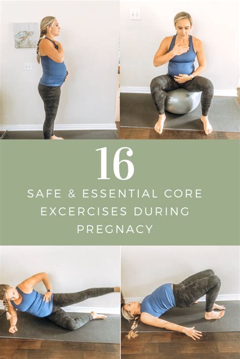 safe core exercises second trimester