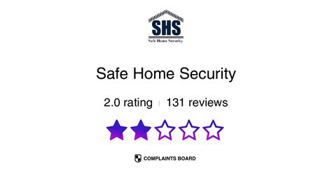 safe home security complaints 