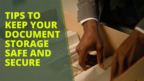 Safe Keeping Of Documents