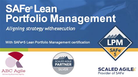 safe lean portfolio management training