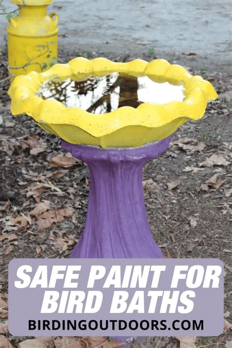 Safe Spray Paint For Bird Baths