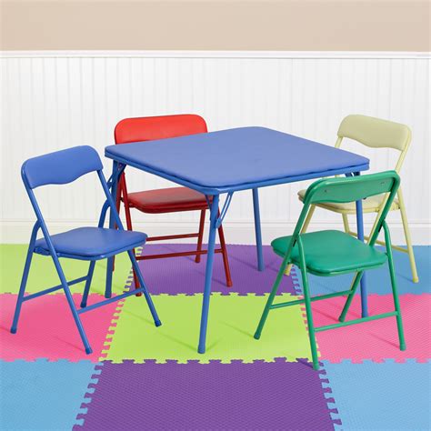 safety 1st childrens 5 piece folding table and chairs set