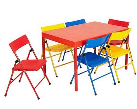 home.furnitureanddecorny.com:safety 1st childrens 5 piece folding table and chairs set