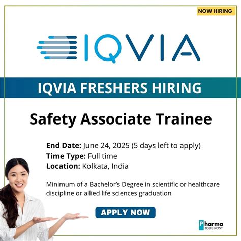 Safety Associate Trainee Iqvia