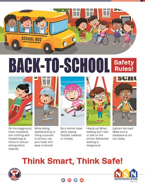 safety at school poster