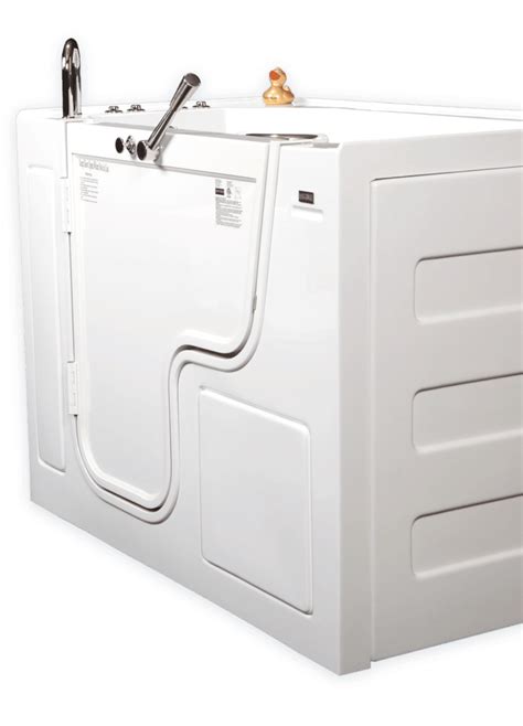 Safety Tubs Gelcoat Entry Series 52 in. WalkIn Air Bath Bathtub in