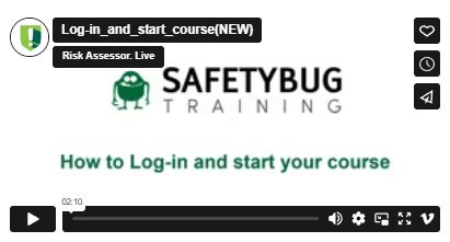 Safety Bug Training Login