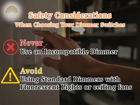 Safety Considerations Dimmer Switch
