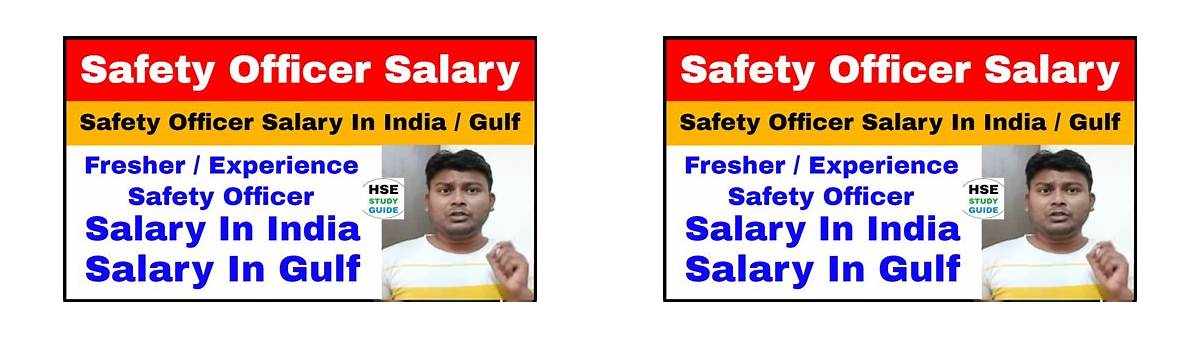 salary for safety officer in India