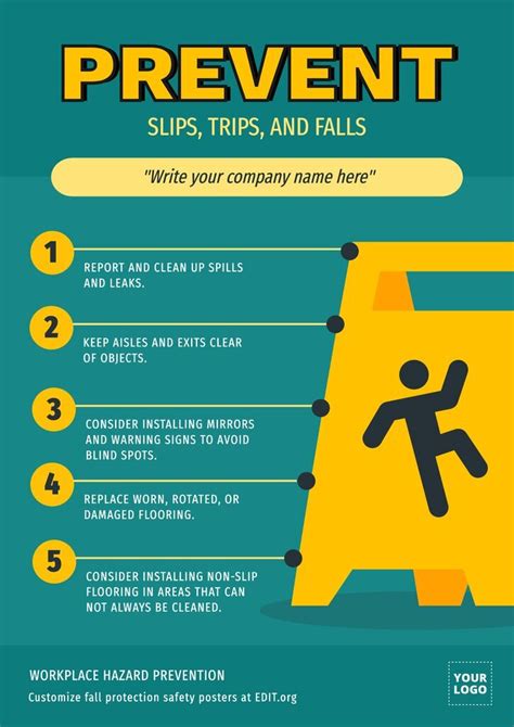 Safety Poster Custom Printable