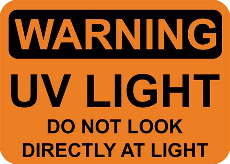 Safety precautions when using a UV light app