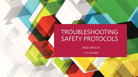 Safety Protocols