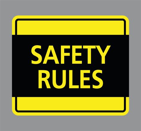 Safety Rules Logo