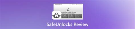 safeunlocks review