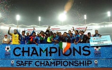 saff championship india history