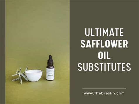 Safflower Oil Alternative