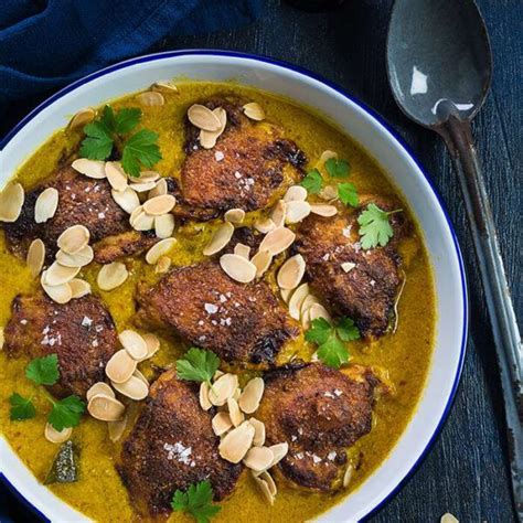 Saffron Chicken Almonds