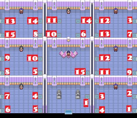Saffron Gym Map Fire Red