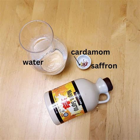 Saffron Tea Ingredients