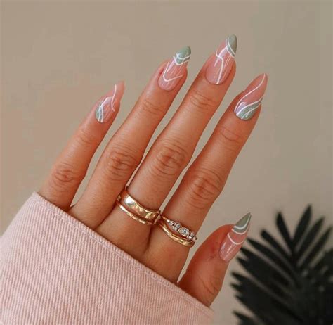 sage green nail inspo !! in 2021 Green nail designs, Nails, Checkered