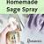 sage spray recipe