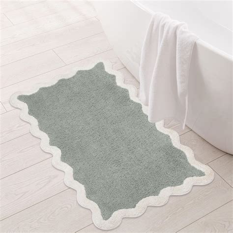 Sage Green Bathroom Runner