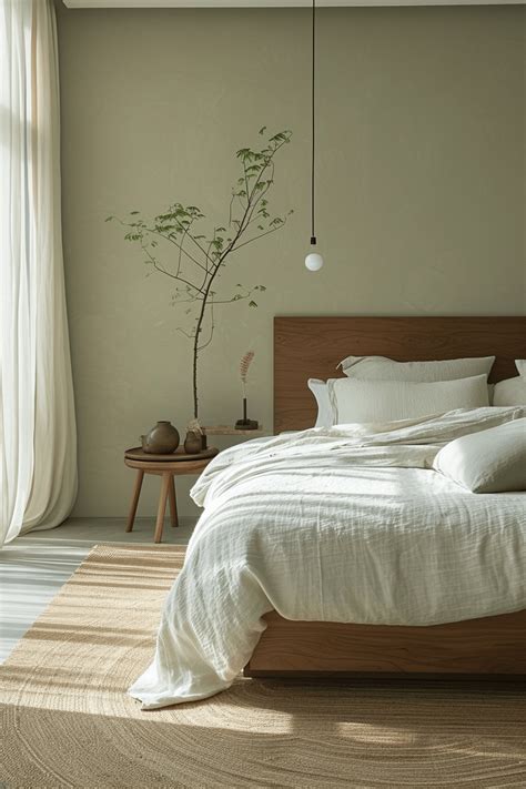 Soft and Serene Sage Green Bedroom