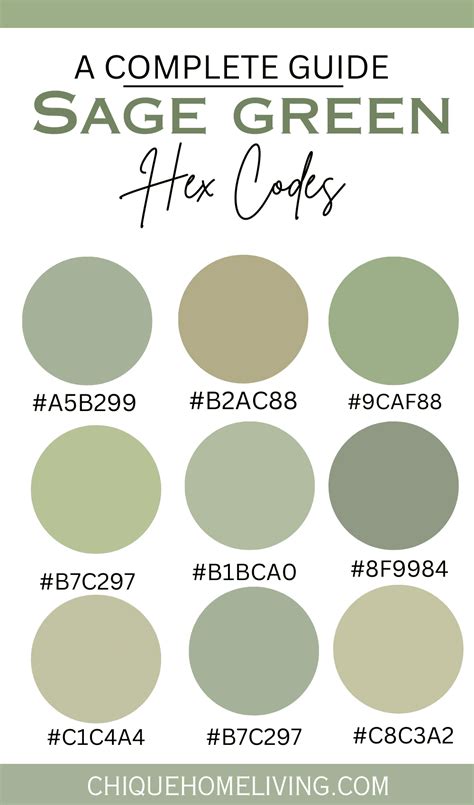sage green code number