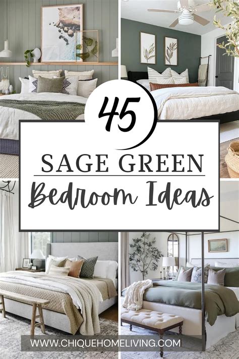 Experimenting with sage green in the bedroom