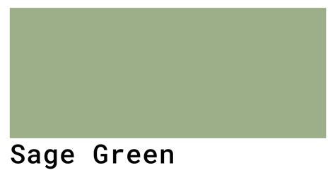 Sage Green Rgb Code