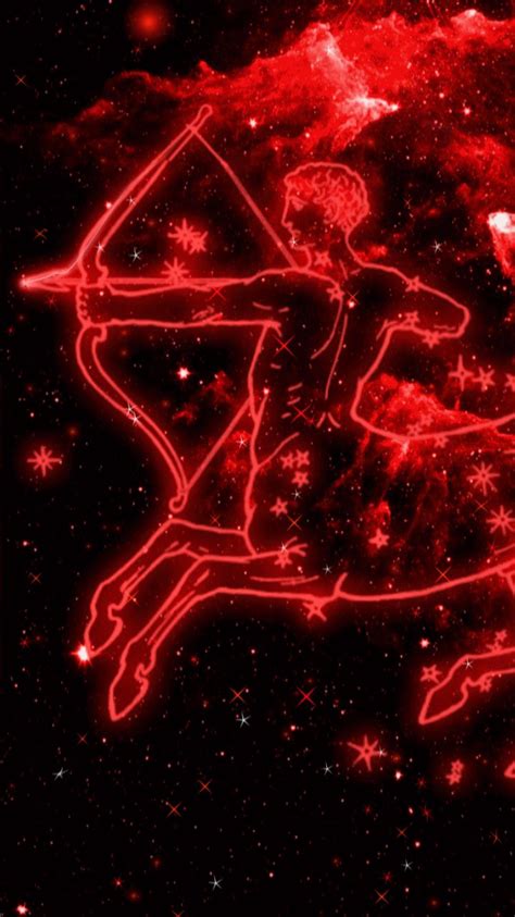 sagittarius wallpaper red the archer sagittarius