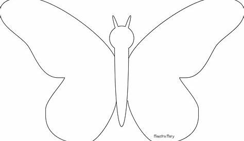 Farfalle - Sagome da ritagliare | Modelli arte di fili, Modello di