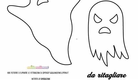 Disegno pipistrello da ritagliare per Halloween - Mamma e Bambini