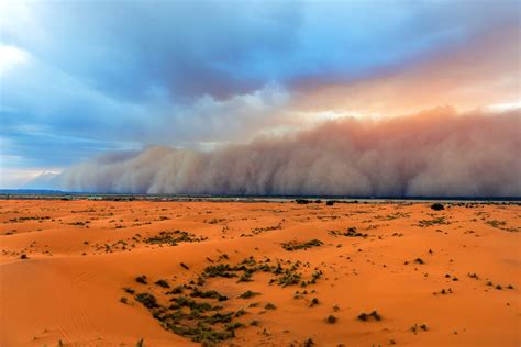 sahara desert dust storm