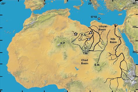 sahara desert map ancient egypt