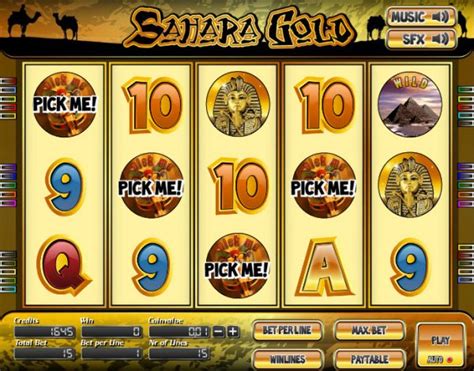 sahara gold slot machine online