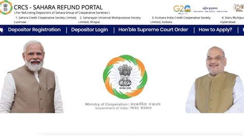 sahara refund portal link