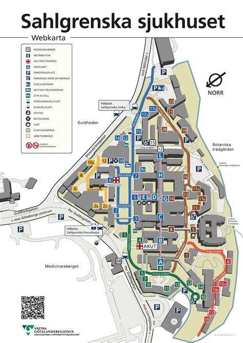 Karta Sahlgrenska sjukhuset Sahlgrenska Universitetssjukhuset