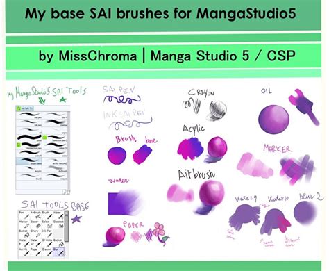Sai Default Brushes