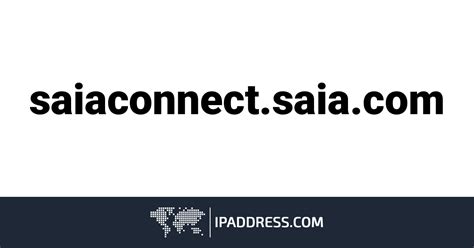 saiaconnect.saia.com login