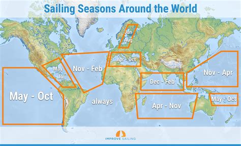 Sailing Around The World Map
