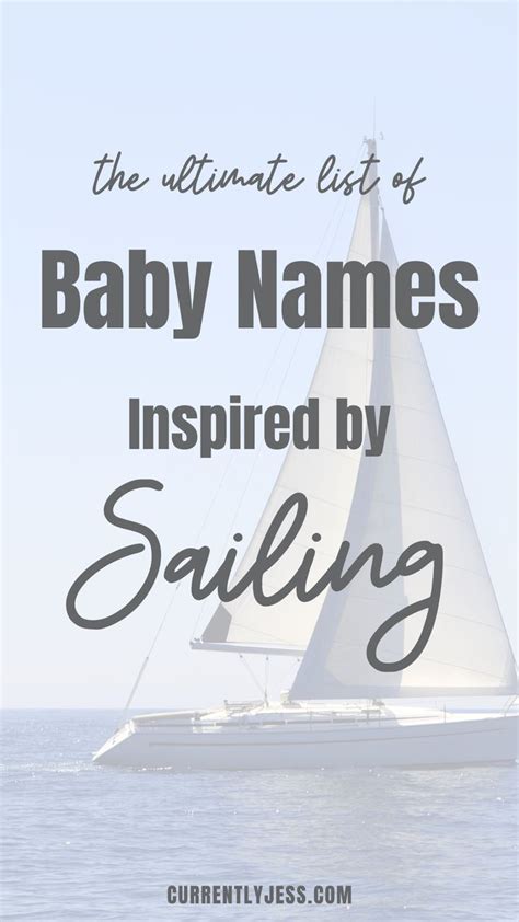 Sailing Themed Names