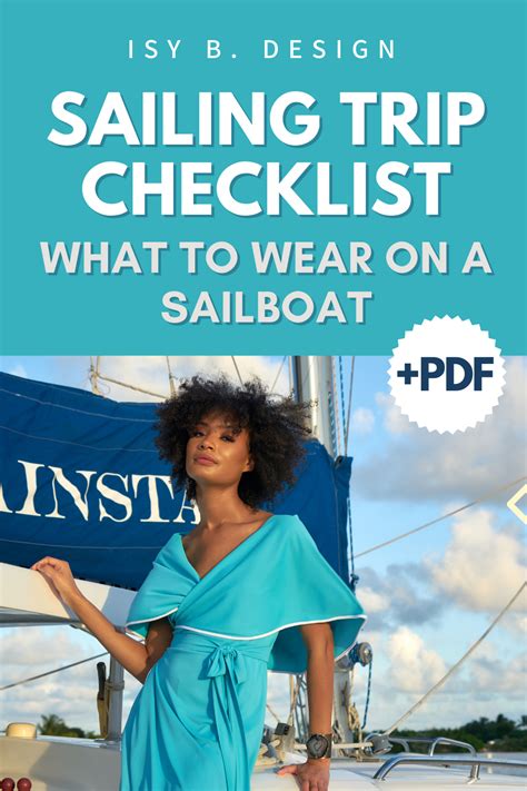 sailing tour checklist