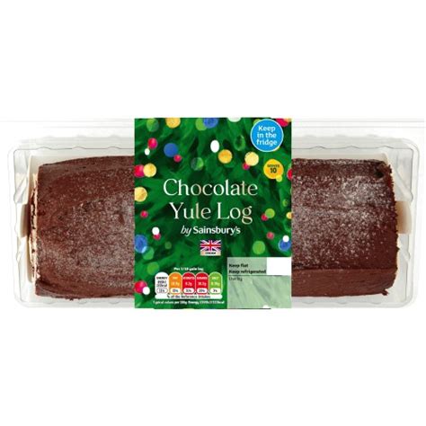 Sainsburys Chocolate Yule Log