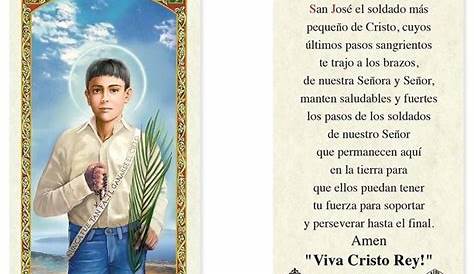 Saint Jose' Luis Sanchez del Rio Prayer Card