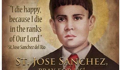 St. Jose Luis Sanchez del Rio Holy Card - Portraits of Saints